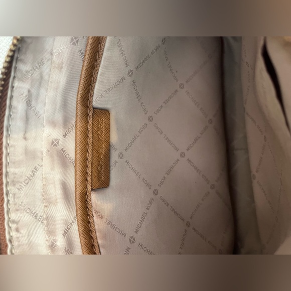 MICHAEL KORS SANDRINE STUDDED BROWN CROSSBODY WOMENS HANDBAG - Picture 5 of 8